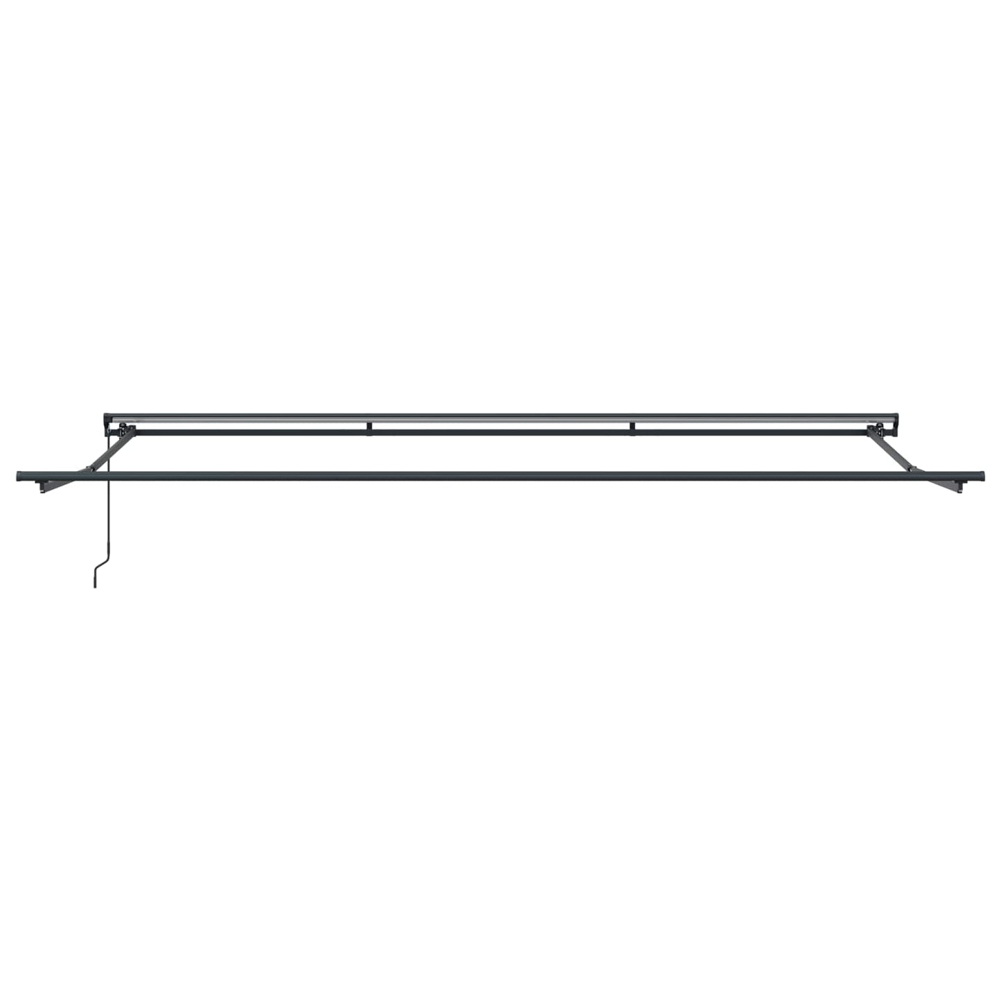 vidaXL Einziehbare Markise Weiß 500 x 300 cm Polyester und Metall