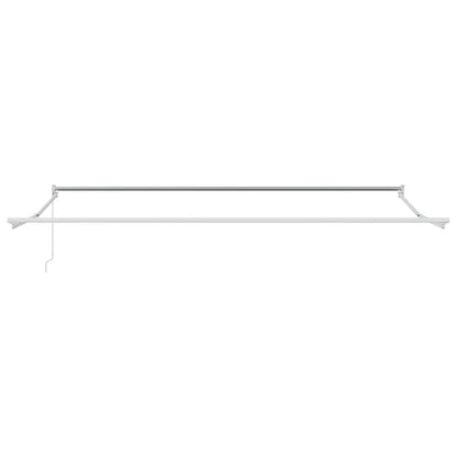 Store Banne Rétractable Rayé Vert et Jaune 500 x 300 cm vidaXL