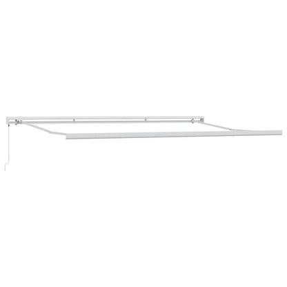 vidaXL Store banne rétractable tissu et métal vert et jaune 500 x 300 cm