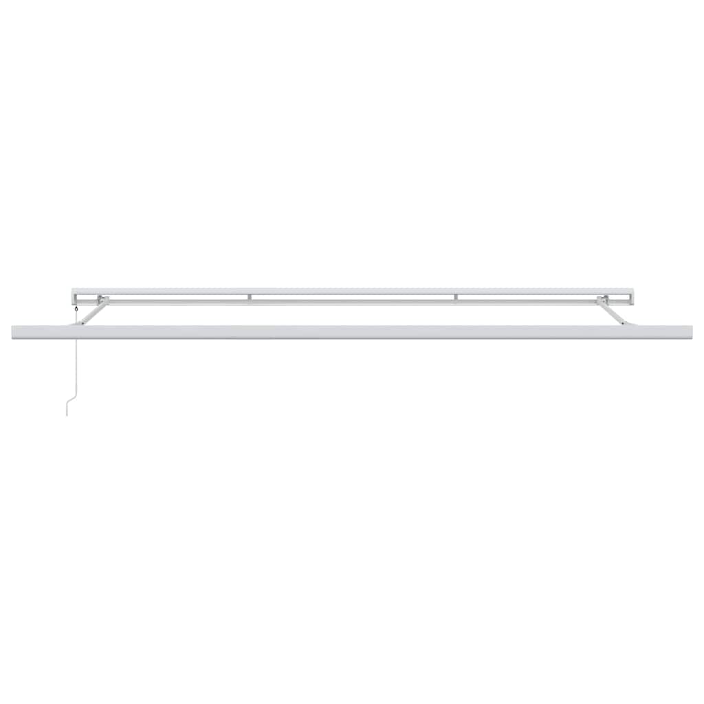 vidaXL Store banne rétractable tissu et métal vert et jaune 500 x 300 cm