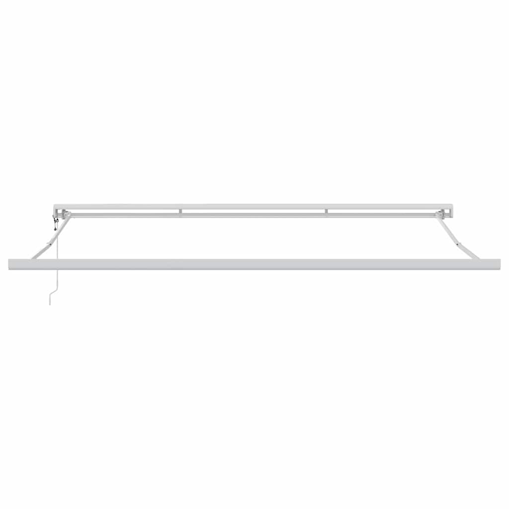 vidaXL Auvent Rétractable Vert et Jaune 500 × 300 cm Tissu, Métal