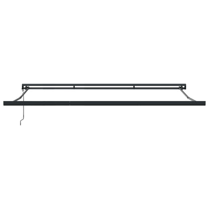vidaXL Einziehbare Markise Grün und Gelb 500 × 300 cm Stoff, Metall