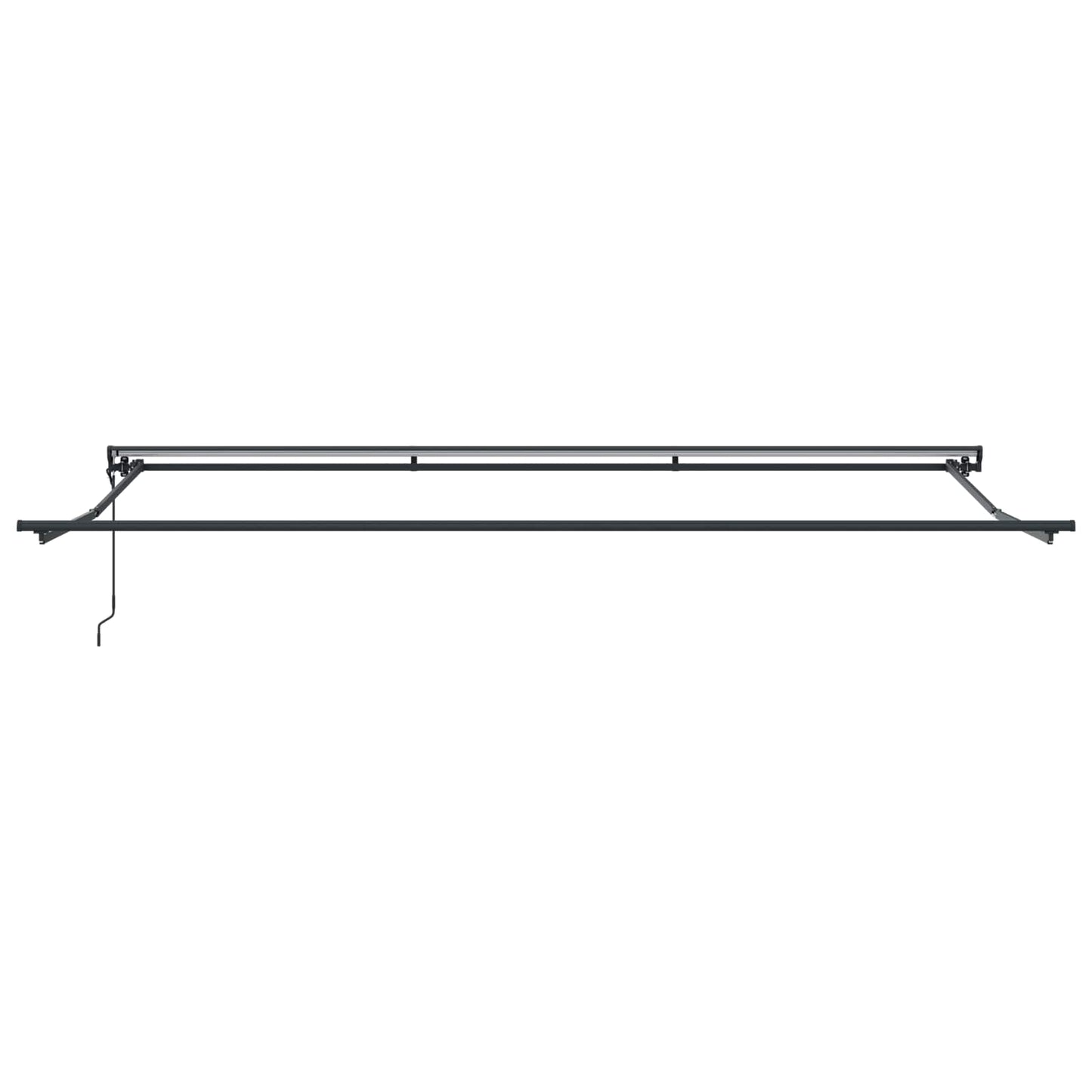 vidaXL Einziehbare Markise Grün und Gelb 500x300 cm Stoff