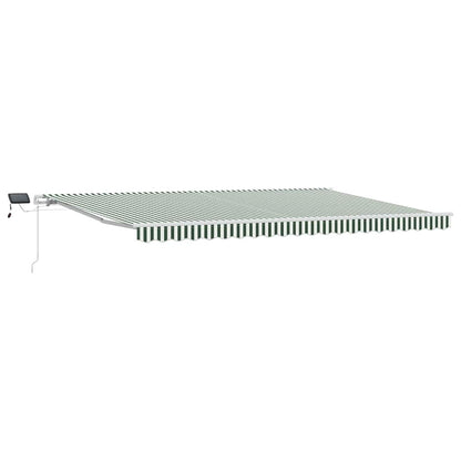 Store banne rétractable vidaXL avec tissu 500 x 300 cm