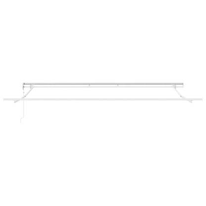vidaXL Auvent rétractable 500 x 300 cm Vert et blanc