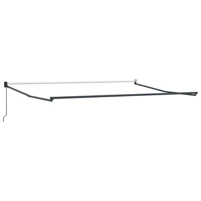 vidaXL Auvent rétractable vert et blanc 500 x 300 cm