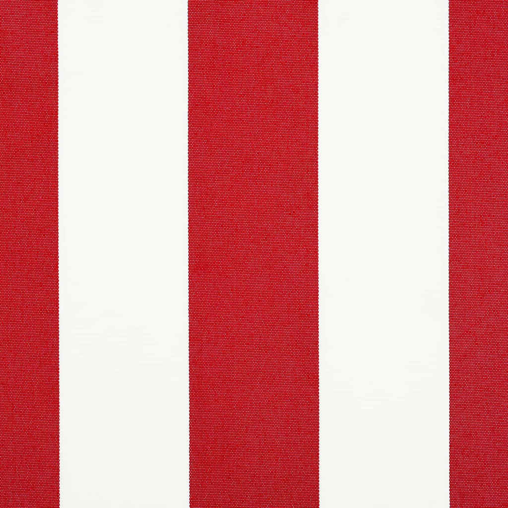 vidaXL Einziehbare Markise Rot und Weiß 500 x 350 cm Stoff