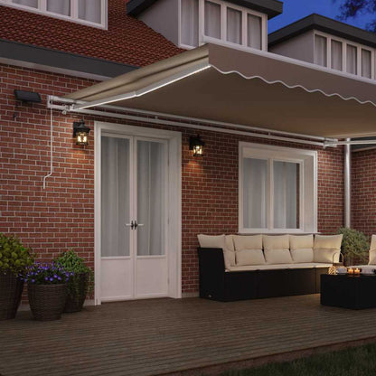 vidaXL Store banne rétractable avec tissu 500 x 350 cm