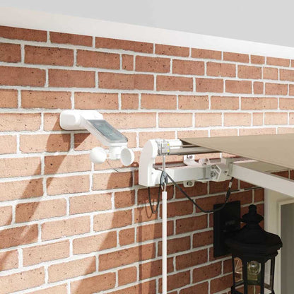 vidaXL Auvent rétractable Beige 500 x 350 cm Tissu et métal