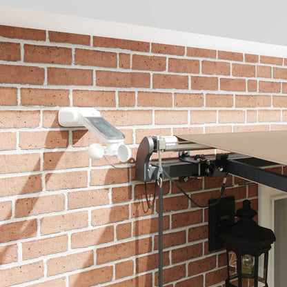 vidaXL Einziehbare Markise mit Beige 500 x 350 cm Stoff