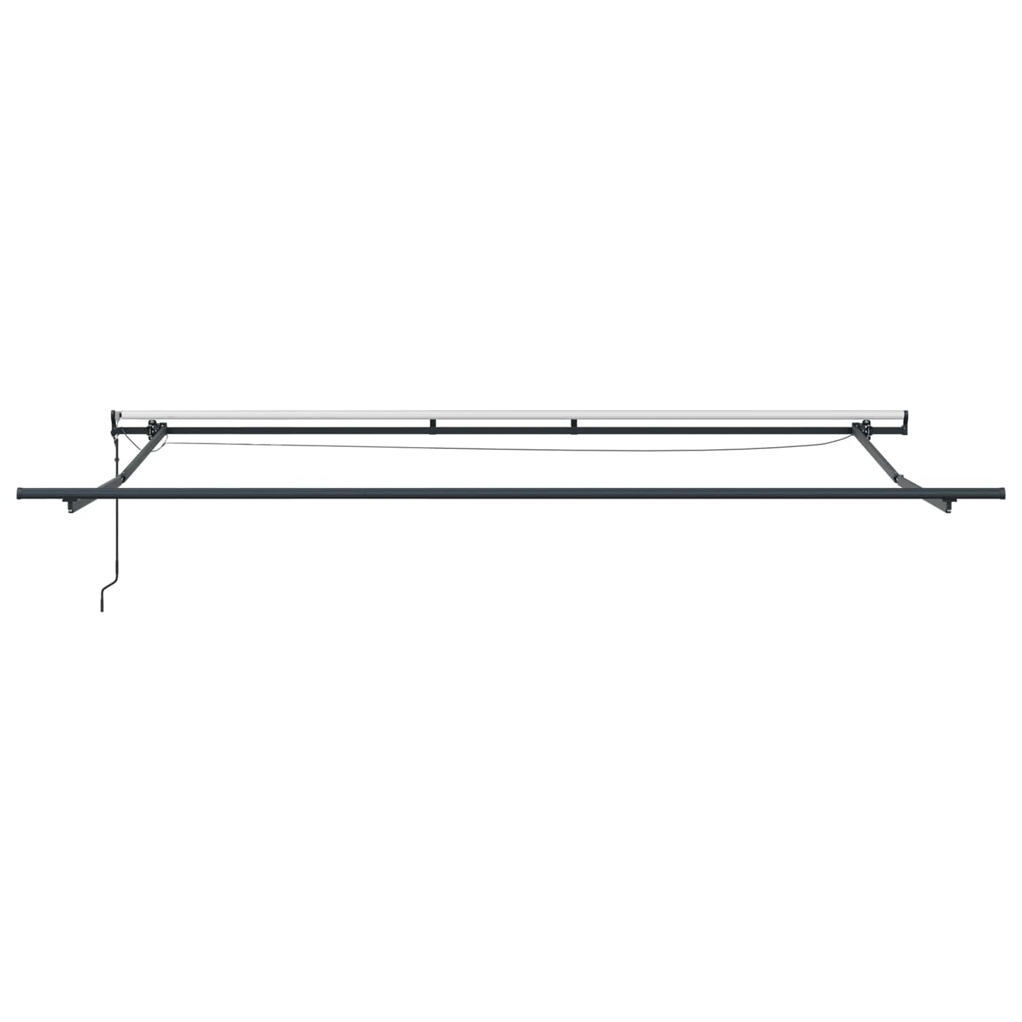 vidaXL Markisenstoff mit Weiß 500 x 350 cm Polyester