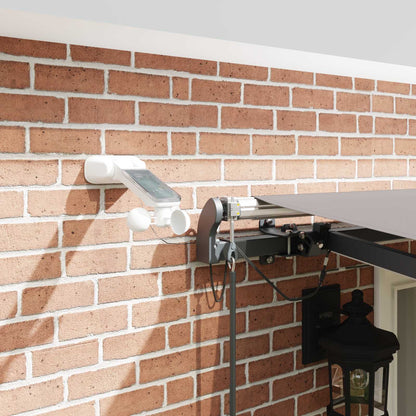 vidaXL Einziehbare Markise mit Hellgrau 500 x 350 cm Stoff
