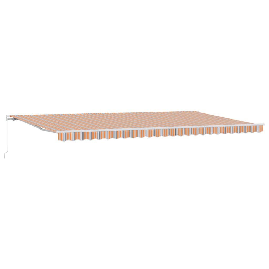 vidaXL Auvent rétractable multicolore 600 x 300 cm