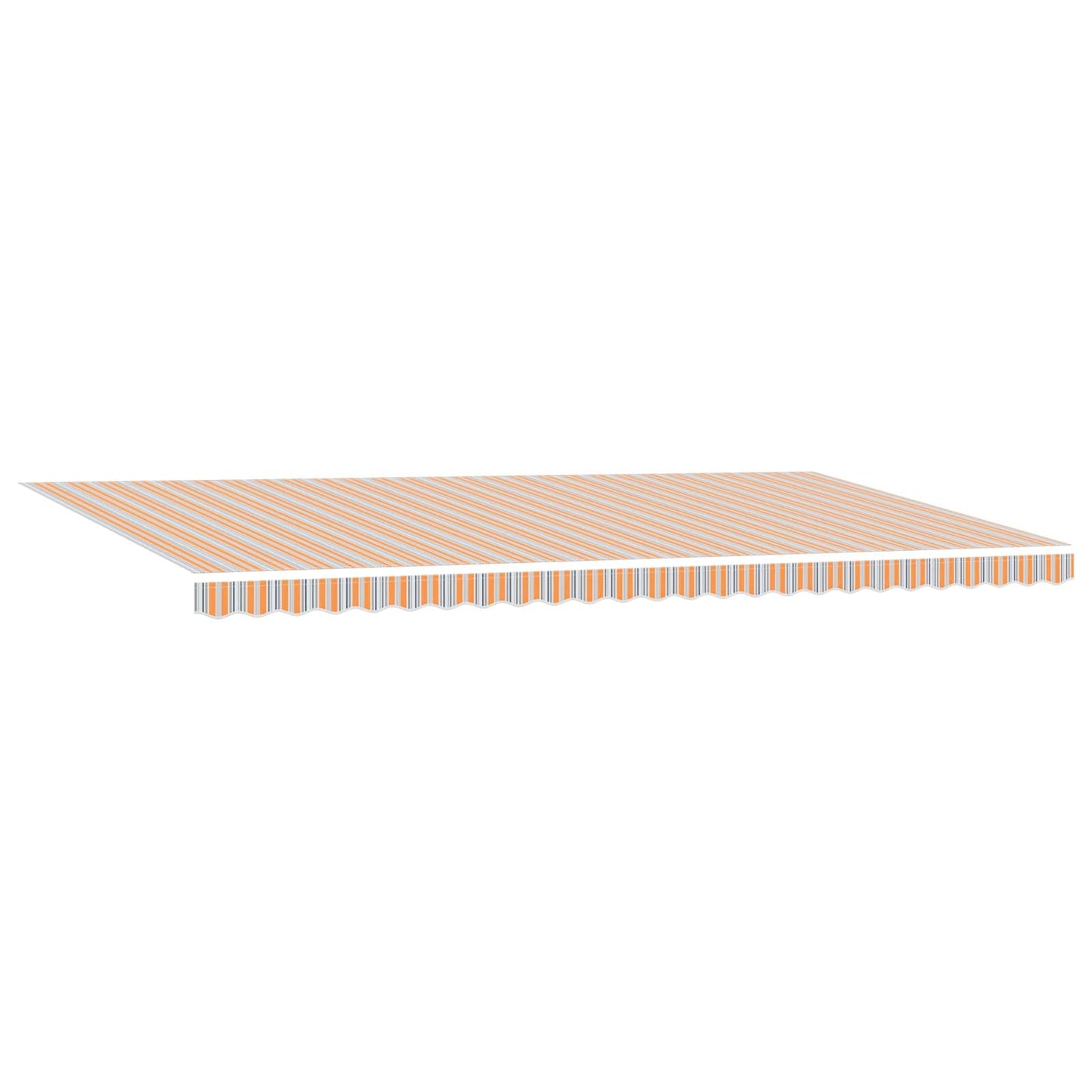 vidaXL Einziehbare Markise Mehrfarbig 600 x 300 cm Stoff