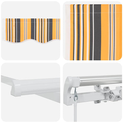 vidaXL Auvent rétractable multicolore 600 x 300 cm