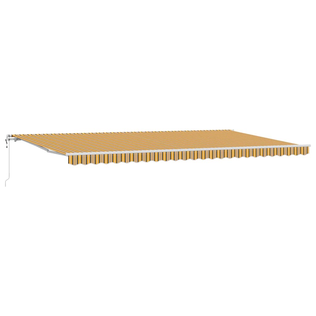 vidaXL Einziehbare Markise Mehrfarbig 600 x 300 cm Stoff