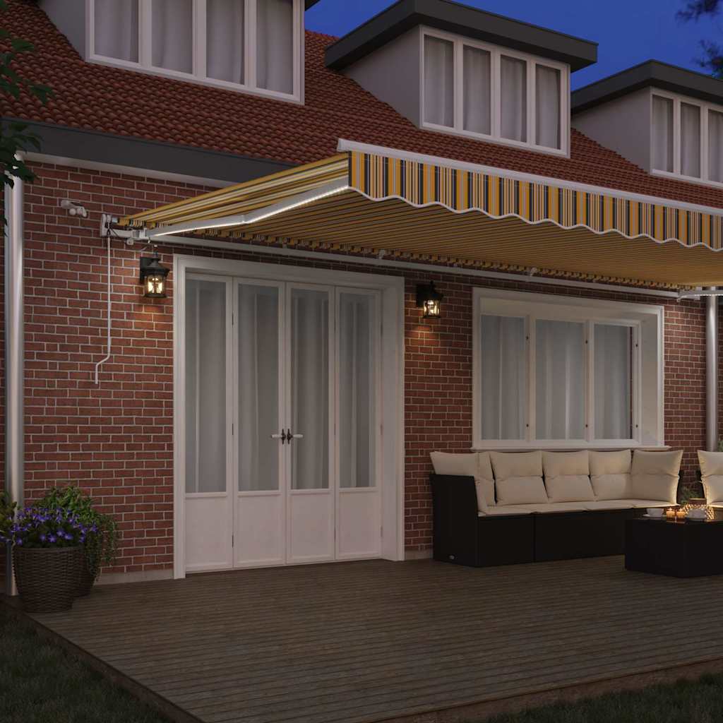 Einziehbare Markise Mehrfarbig 600 x 300 cm