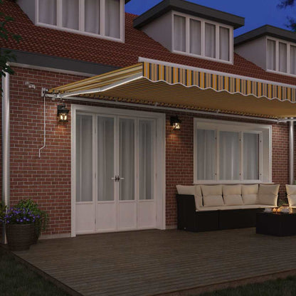 Einziehbare Markise Mehrfarbig 600 x 300 cm