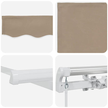 vidaXL Einziehbare Markise Beige 600 x 300 cm Polyester und Metall