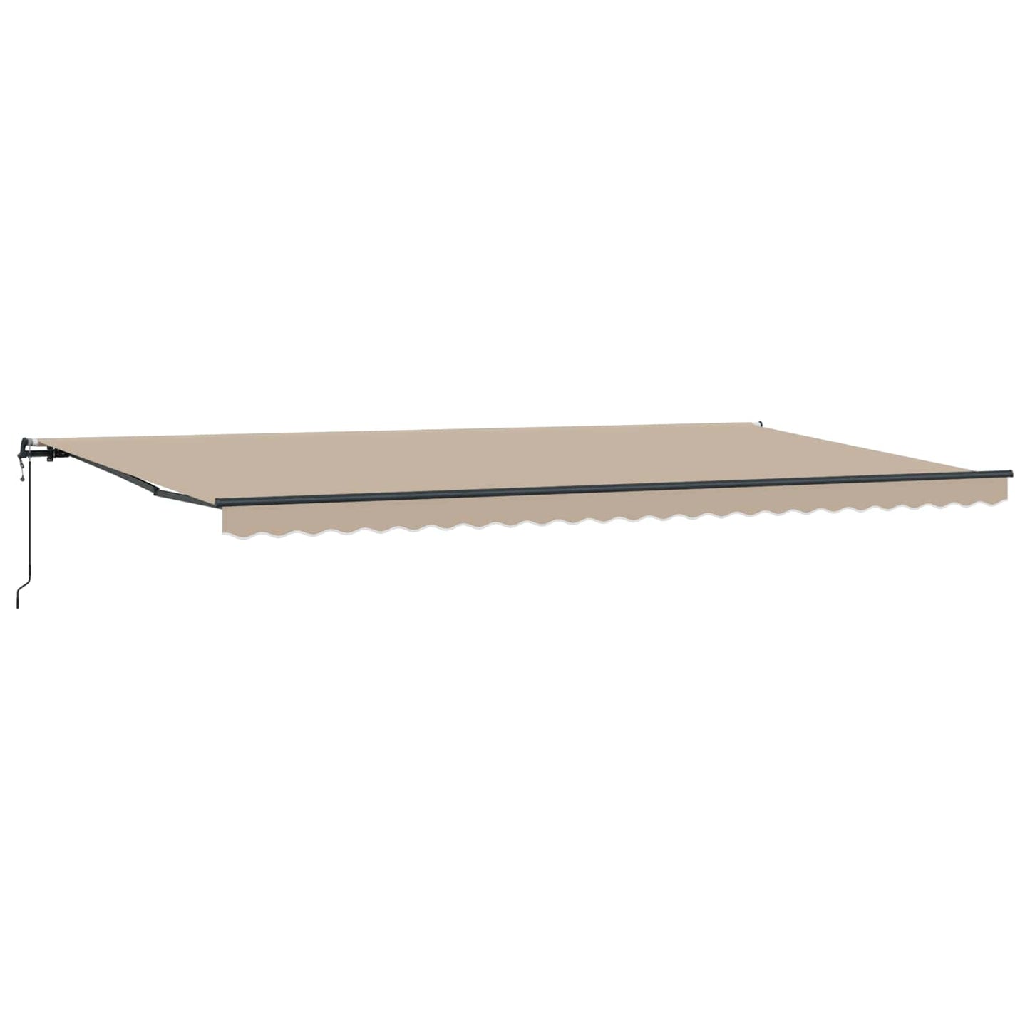 vidaXL Einziehbare Markise Beige 600 x 300 cm Stoff