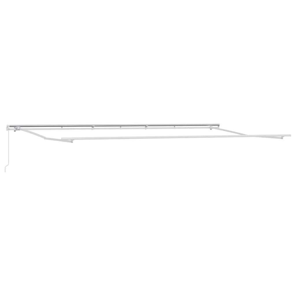 vidaXL Einziehbare Markise Hellgrau 600 x 300 cm Polyester und Metall