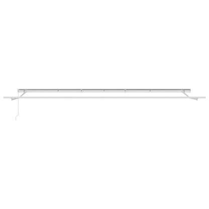 vidaXL Einziehbare Markise Hellgrau 600 x 300 cm Polyester und Metall