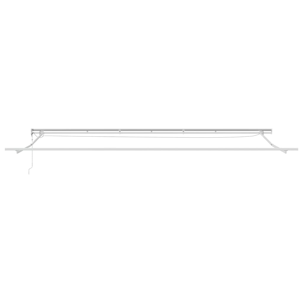 vidaXL Einziehbare Markise Hellgrau 600 x 300 cm Stoff und Metall