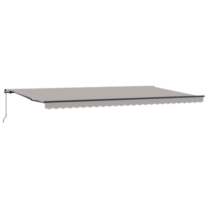vidaXL Markise hellgrau Hellgrau 600 x 300 cm Stoff