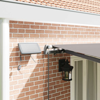 vidaXL Einziehbare Markise Hellgrau 600 x 300 cm Stoff
