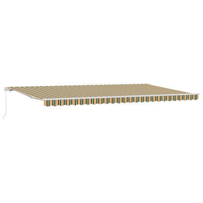 vidaXL Einziehbare Markise Mehrfarbig 600 x 300 cm