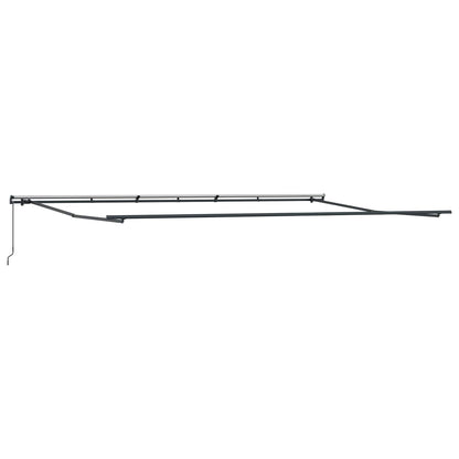 vidaXL Einziehbare Markise Grün und Gelb 600 x 300 cm