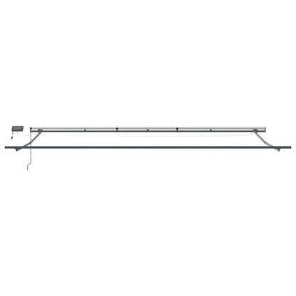 vidaXL Einziehbare Markise Grün und Weiß 600 x 300 cm Stoff