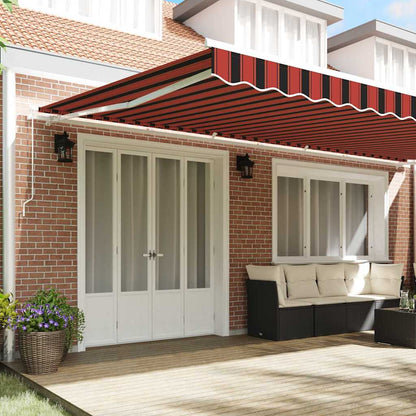vidaXL Store banne rétractable orange et marron 600 x 350 cm