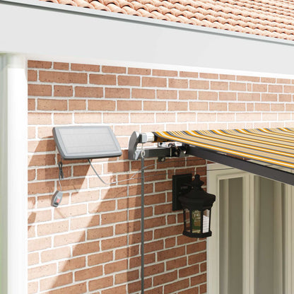vidaXL Einziehbare Markise Mehrfarbig 600 x 350 cm Stoff