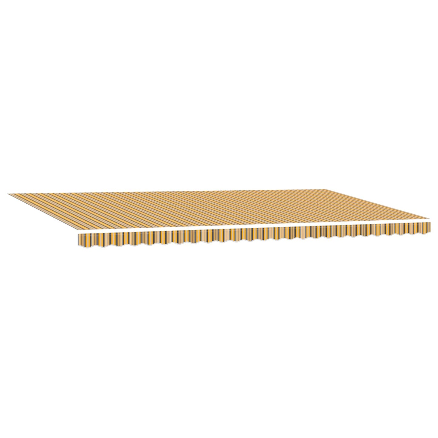 vidaXL Einziehbare Markise Mehrfarbig 600 x 350 cm Stoff und Aluminium