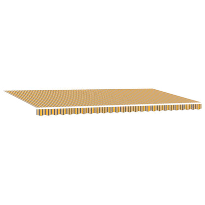 vidaXL Einziehbare Markise Mehrfarbig 600 x 350 cm Stoff und Aluminium