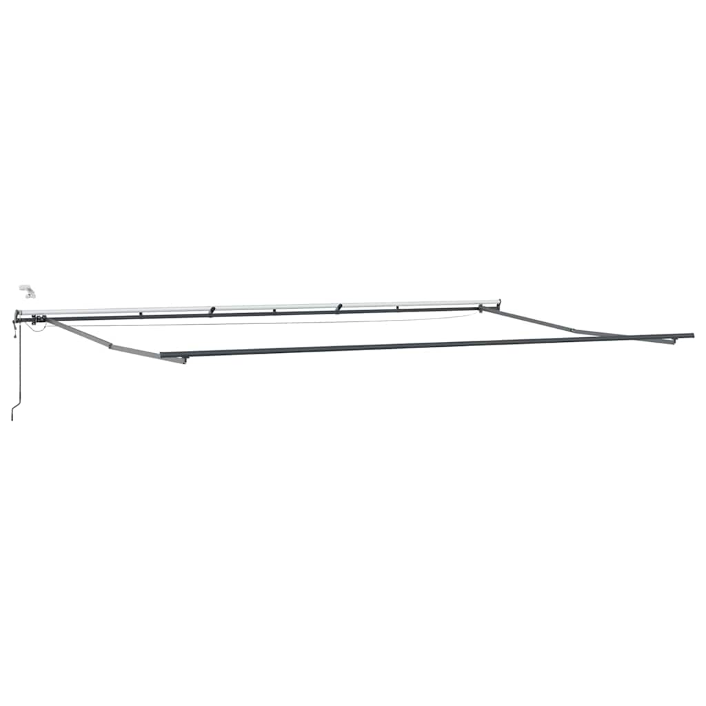vidaXL Einziehbare Markise mit Mehrfarbig 600 x 350 cm Stoff