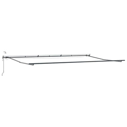 vidaXL Einziehbare Markise mit Mehrfarbig 600 x 350 cm Stoff