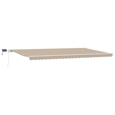 vidaXL Auvent rétractable avec toile de 600 x 350 cm