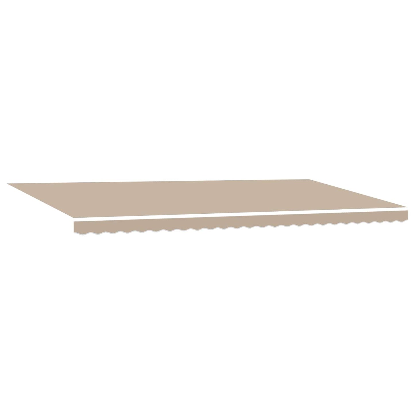 vidaXL Store banne rétractable beige 600 x 350 cm en tissu