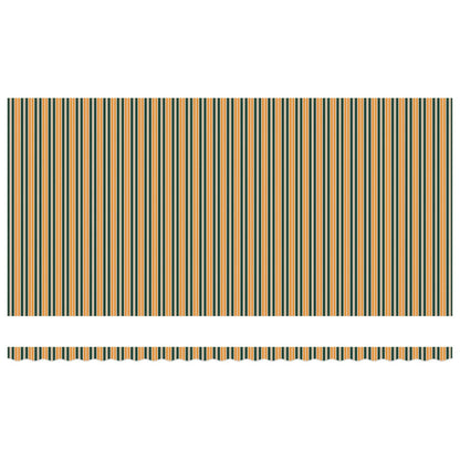 vidaXL Auvent Rétractable Vert et Jaune 600 x 350 cm Toile