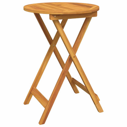 Garten Bistro Set 3 pcs Braun Massivholz Akazie