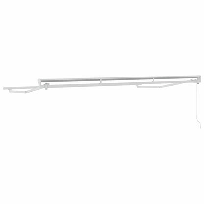 Markisenrahmen Weiß 3,5 x 2 m Pulverbeschichteter Stahl