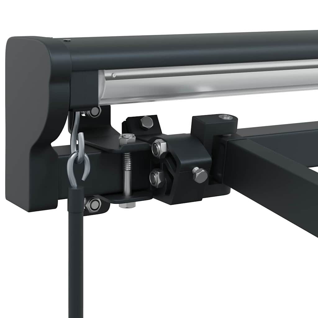 Markisenrahmen Anthrazit 3 x 2,5 m Pulverbeschichteter Stahl