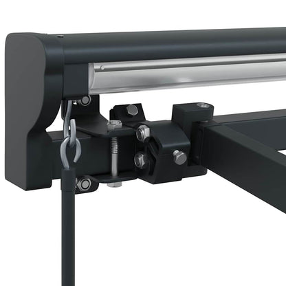 Markisenrahmen Anthrazit 3,5 x 2,5 m Pulverbeschichteter Stahl