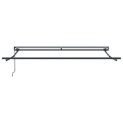 Markisenrahmen Anthrazit 3,5 x 2,5 m Pulverbeschichteter Stahl