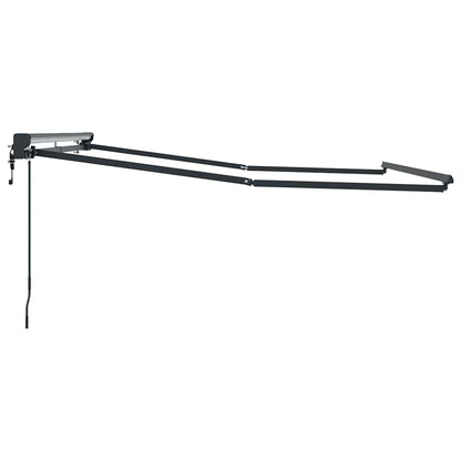 Markisenrahmen Anthrazit 3 x 2,5 m Pulverbeschichteter Stahl