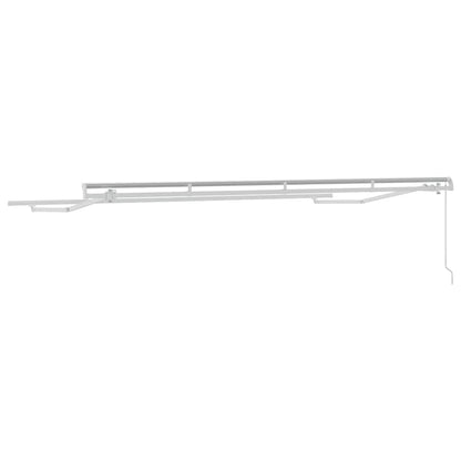 Markisenrahmen Weiß 4 x 2 m Metall