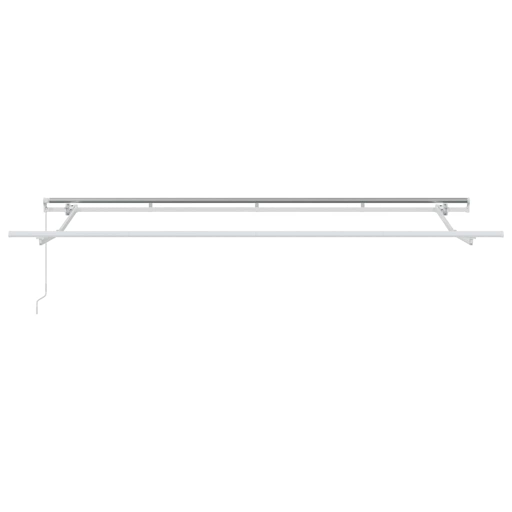 Markisenrahmen Weiß 4 x 2 m Metall