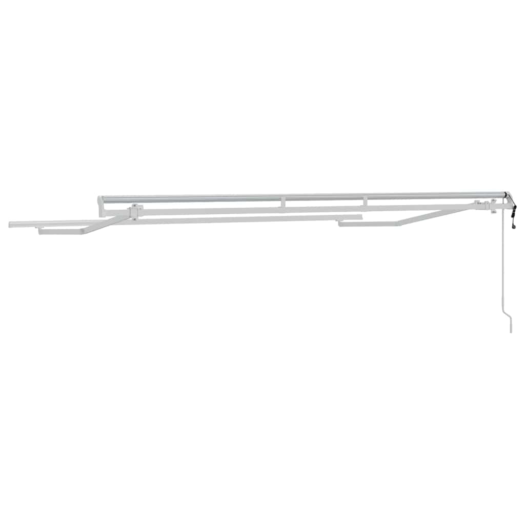 Markisenrahmen Weiß 3,5 x 2 m Metall